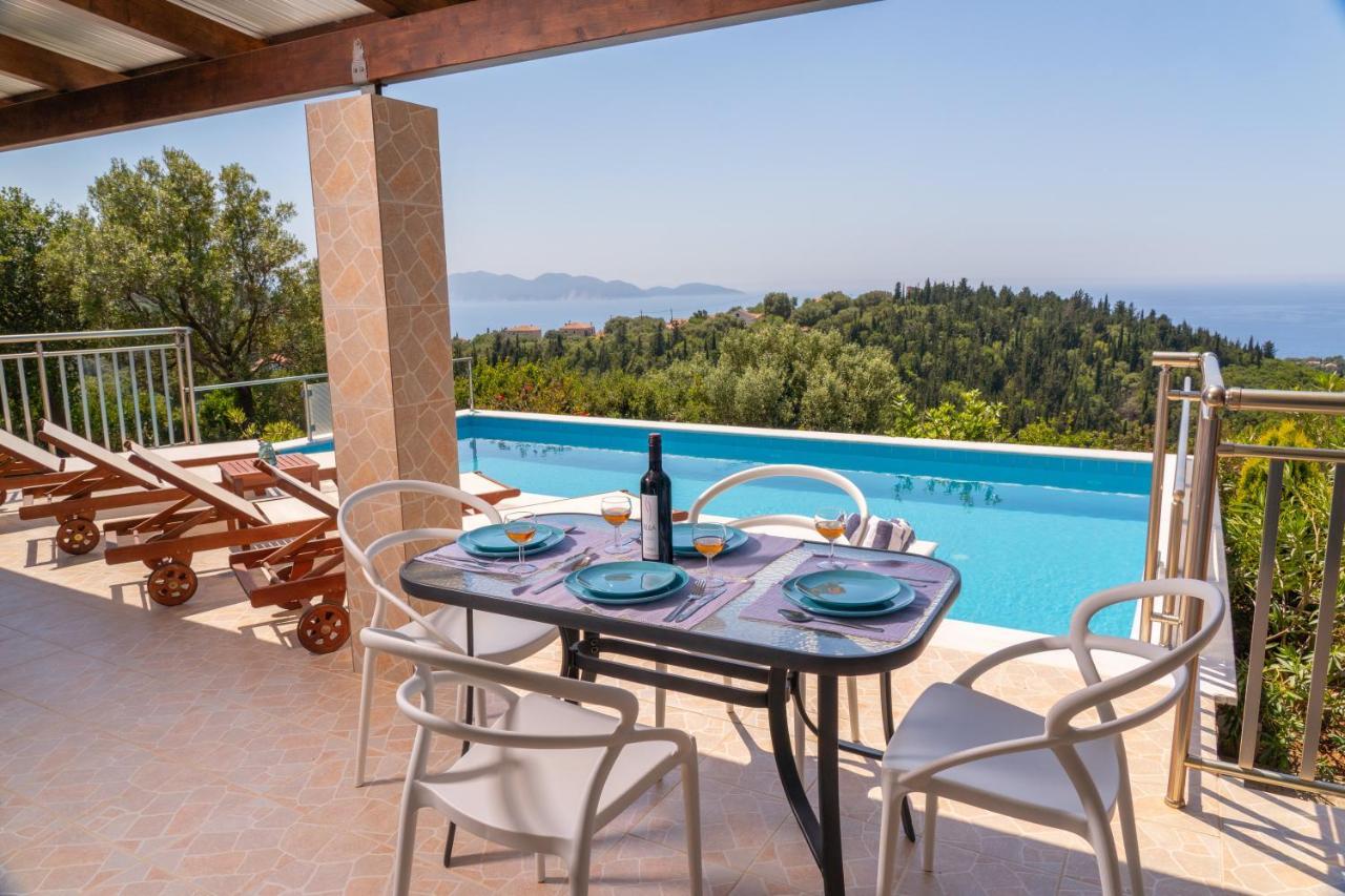 Stone Villa Eriphyle ,Private Witn Sunset View Φισκάρδο Εξωτερικό φωτογραφία