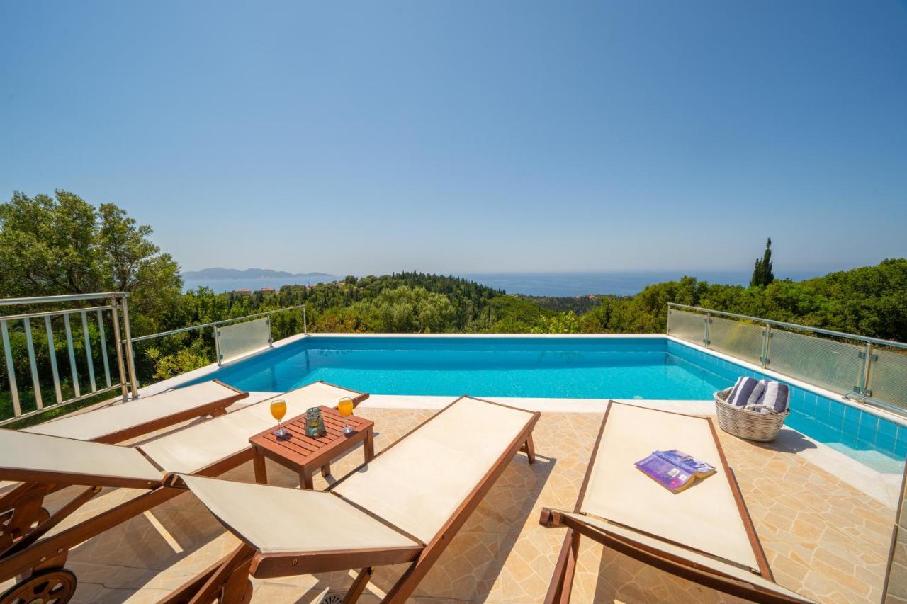 Stone Villa Eriphyle ,Private Witn Sunset View Φισκάρδο Εξωτερικό φωτογραφία