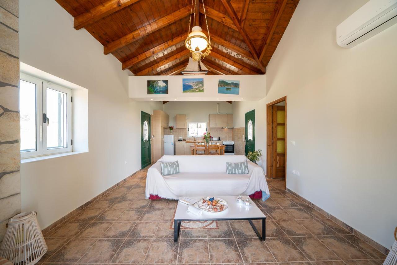 Stone Villa Eriphyle ,Private Witn Sunset View Φισκάρδο Εξωτερικό φωτογραφία