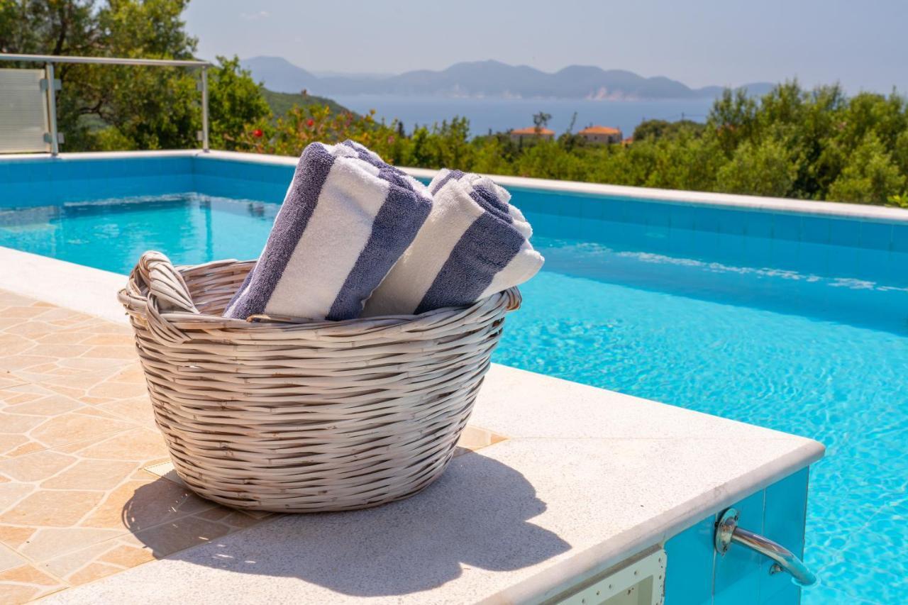 Stone Villa Eriphyle ,Private Witn Sunset View Φισκάρδο Εξωτερικό φωτογραφία