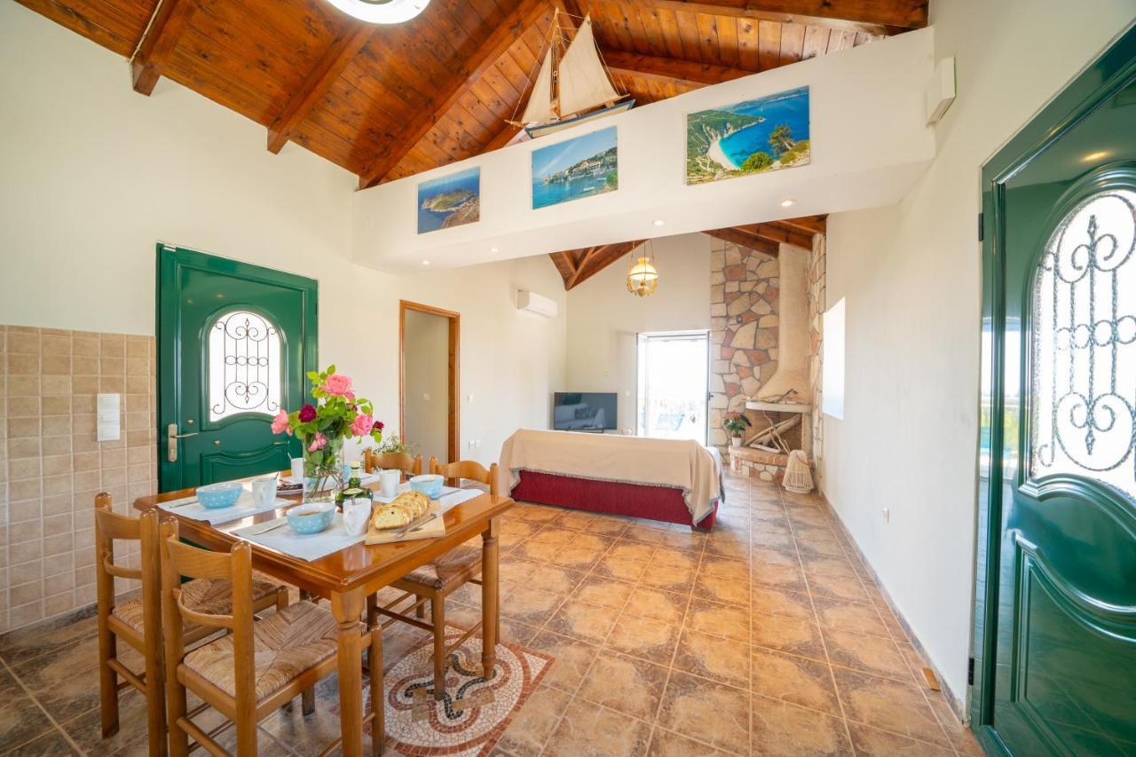 Stone Villa Eriphyle ,Private Witn Sunset View Φισκάρδο Εξωτερικό φωτογραφία