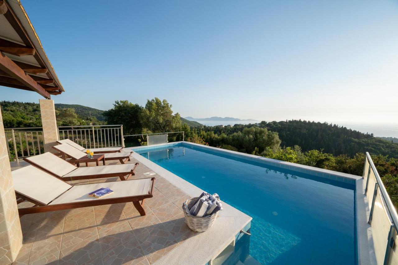 Stone Villa Eriphyle ,Private Witn Sunset View Φισκάρδο Εξωτερικό φωτογραφία