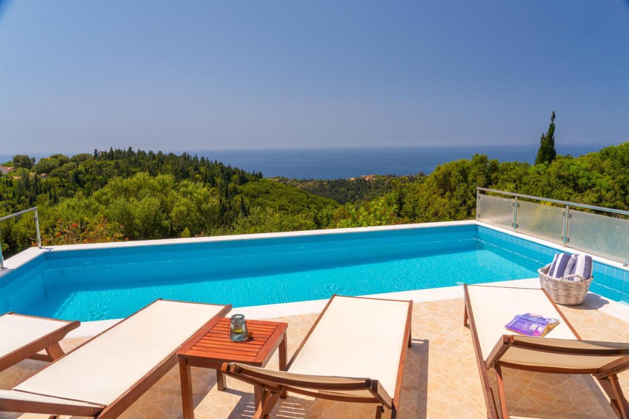 Stone Villa Eriphyle ,Private Witn Sunset View Φισκάρδο Εξωτερικό φωτογραφία