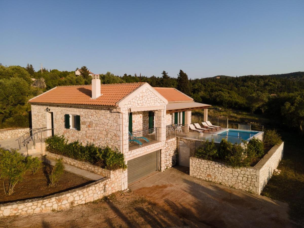 Stone Villa Eriphyle ,Private Witn Sunset View Φισκάρδο Εξωτερικό φωτογραφία