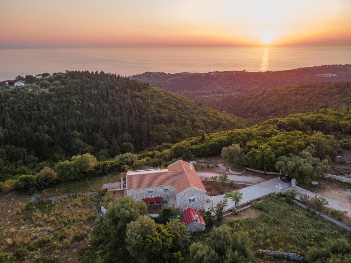 Stone Villa Eriphyle ,Private Witn Sunset View Φισκάρδο Εξωτερικό φωτογραφία